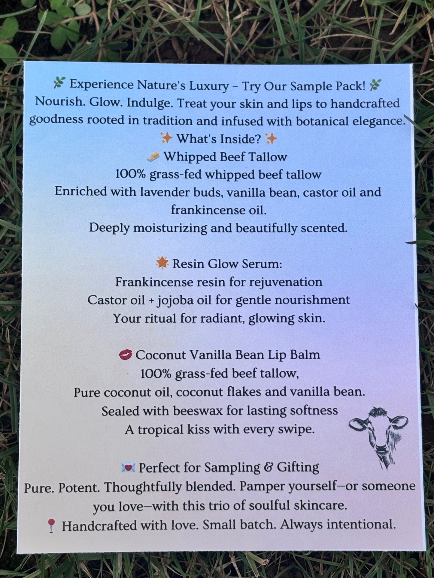 Sample Pack of our Top Sellers