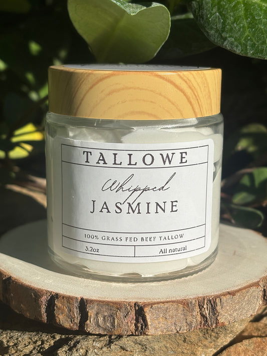 100% Grass Fed/Finished Beef Tallow with Jasmine
