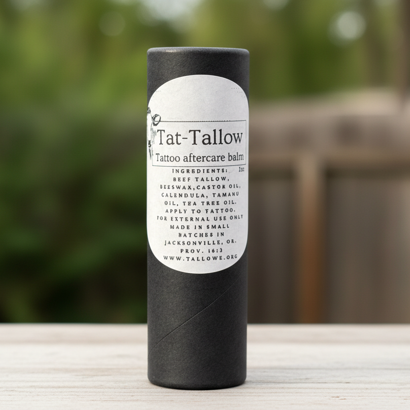 Enhanced Tat-tallow Tattoo after care balm