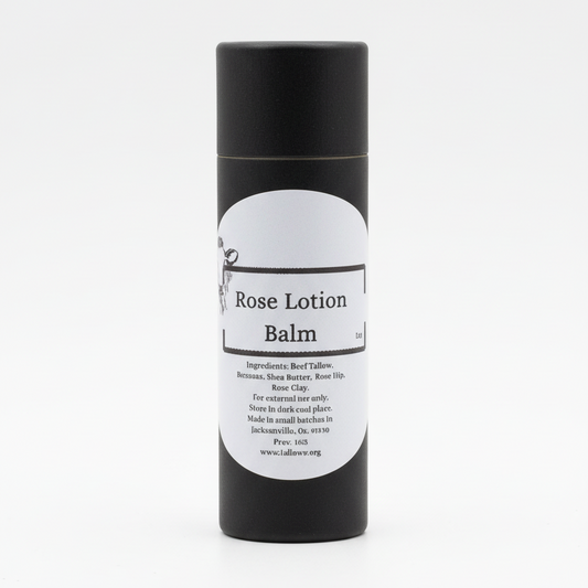Rose Lotion Balm - Clean White Background