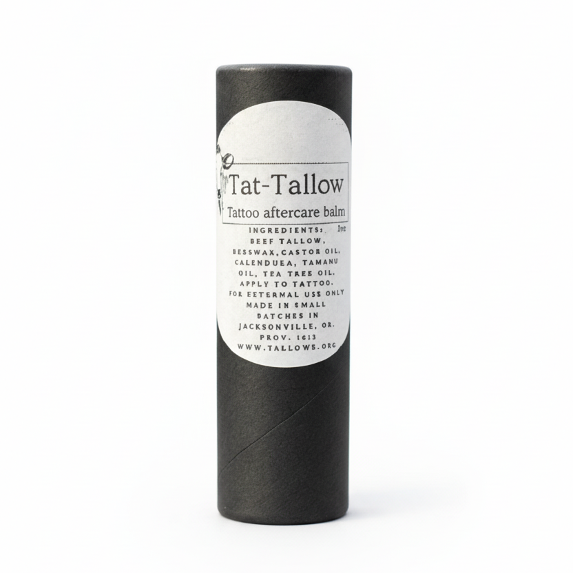 Tat-Tallow White Background